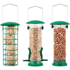 Best Garden Ornaments SA Products SA 3-Pack Metal Bird Feeder Squirrel-Proof