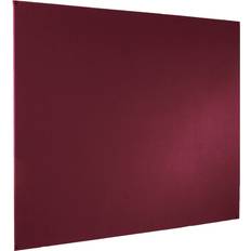 Red Bulletin Boards Metroplan Frameless Felt Noticeboard Burgundy Felt