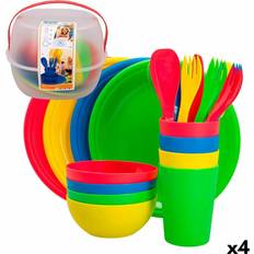 Polypropylen Køkkenudstyr Aktive Picnic set 22,5 x 1,5 x 22,5 cm polypropylene 4 Units