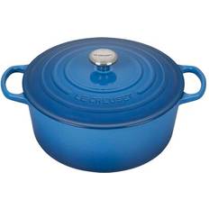 Dishwasher Safe Casseroles Le Creuset Signature Enameled Cast Iron Round Dutch Oven with lid