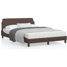 Camas y Colchones vidaXL Estructura de Cama 140 x 200 cm - Marrón
