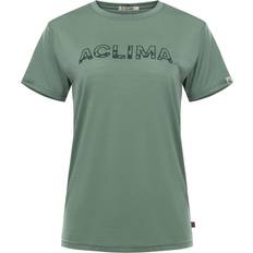 Aclima T-shirts Aclima LightWool Tee Logo - Dark Ivy