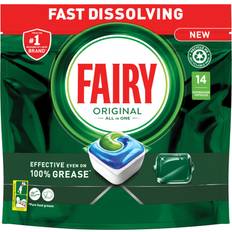 Fairy Köksrengöring Fairy Original All-In-One Diskmedelsflikar 14 St