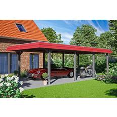 Gartenhäuser SKAN HOLZ Carport Wendland 409 870 EPDM-Dach 0784205057 (Gebäudefläche )