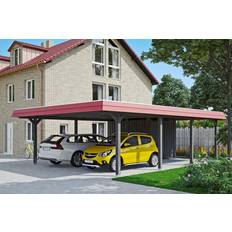 Gartenhäuser Skanholz Carport Wendland 630 EPDM-Dach 0784205031 (Gebäudefläche )