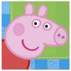 Peppa Pig Plates, Cups & Cutlery Peppa Pig Napkins Pack of 16