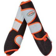 Weatherbeeta Beinschutz Weatherbeeta Therapy-Tec Sportgamaschen Schwarz/Silber/Rot Pony