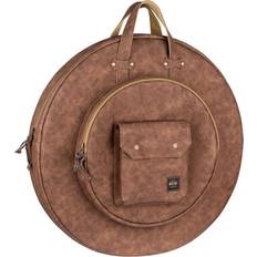 Meinl Hoezen Meinl 22" Vintage Hyde Cymbal Bag, Light Brown