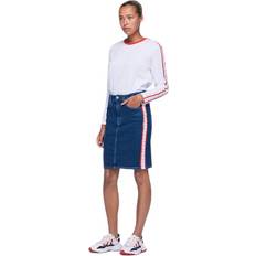 Calvin Klein Dam Kjolar Calvin Klein Pencil Skirt Blue