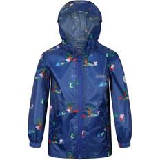 9-12M - Mädchen Regenjacken Regatta Peppa Pig Waterproof Pack-It Jacket - Blue