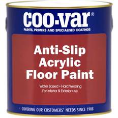 Grey - Semi-glossies Paint Coo-var Anti Slip Acrylic Floor Paint Grey 5L