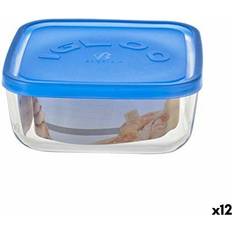 Borgonovo Blue Lunch Box 960 ml Set of 12 Food Container