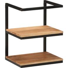 Irons Wall Shelves vidaXL 40 x 30 x 50 cm Massivholz Wandregal