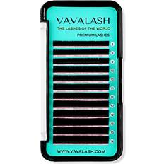 Matte False Eyelashes Vavalash Extensions 0.05 DD Curl 14mm Extensions Supplies Individual Lashes Premium Silk Volume & Classic Soft Matte Dark Professional Eyelashes Extension 0.05-DD-14mm