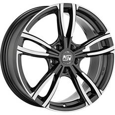 19" - 5/120 Car Rims MSW OZ 73 gloss dark grey full polished 9.0Jx19 5x120 ET38