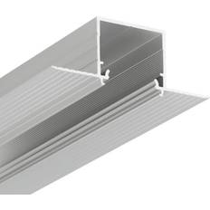 Topmet 1m Aluminiumprofil LINEA-IN20 TRIMLESS EE7F Anodiserad infällning LED-skena Ljuslist