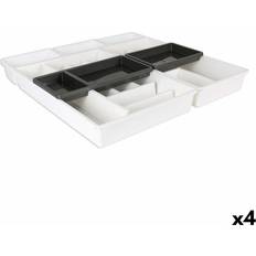 Tontarelli Organizador Para Cubiertos Bella Blanco 7 Piezas 49.5 x 49.2 x 6.7 cm (4 Unidades)