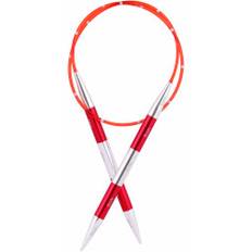 Knitpro SmartStix Aluminium rundstickor 40cm Röd 3,25mm