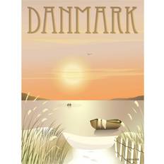 Vissevasse Danmark Dublits Poster 15x21cm