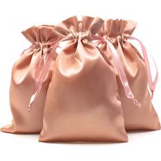 Rose Gold Gift Bags Enitial Lab Knitial 6 x 9 Rose Gold Satin Gift Bags 50 Pack