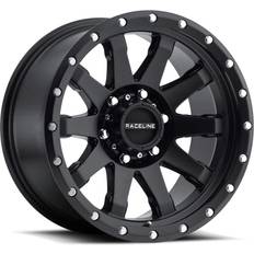 Car Rims Raceline Wheels 934B CLUTCH Wheel Matte Black 20X9"6X139.7 Bolt Pattern +18mm Offset/5.57"B/S 10 Spoke Rims