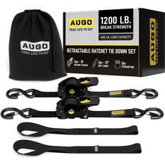 Augo Retractable Ratchet Straps 2 Heavy Duty