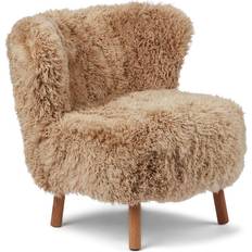 Laine Fauteuils Natures Collection Emil Sheepskin Armchair Honey Long Wool / Oak Fauteuil