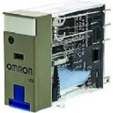Omron Kabelclips & Fastgøring Omron Relæ Plug-in, 8-polet, Dpdt, 5a, Mech & Led-indikatorer, Låsbar Testknap, Label Facilitet G2r-2-sni