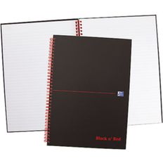Hamelin Block Oxford Black n' Red A5 linjerat