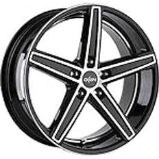 Car Rims Oxigin felgen 18 concave 7,5x17 et35 5x100 swfp cruiser sebring - black full polish 7.5J.5