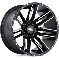 20" Car Rims Moto Metal MO978 RAZOR 20x9, Bolt Pattern: 6x5.5/, Offset: 18, SATIN BLACK MACHINED, of 1