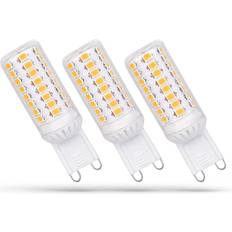 3-pak 4W LED pære 230V, G9, dæmpbar Dæmpbar Dæmpbar, Kulør Kold