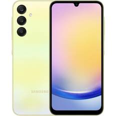 Téléphones portables Samsung Galaxy A25 5G 128GB 6GB RAM Dual SIM Smartphone Unlocked Yellow