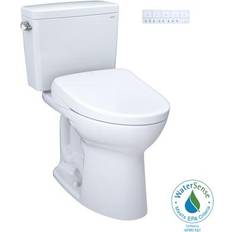 Toilets Toto MW7764726CSFGA.10#01 Drake 1.6 GPF Piece Elongated Chair Height Toilet White