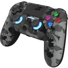 Controladores de juego Dragon shock Mizar Camuflaje, Gris Bluetooth Gamepad Analógico/digital Playstation 4