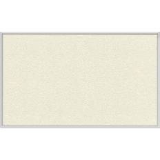 White Bulletin Boards Ghent Aluminum Frame Vinyl Bulletin Board, Frame