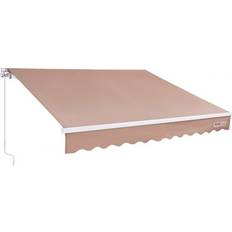 VEVOR Manual Retractable Awning 13 x 8 ft Brown