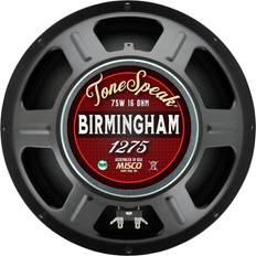 Guitar Cabinets Tonespeak Birmingham 1275 12" 75W Guitar Speaker 16 Ohm