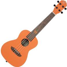 Oranje Ukuleles Ortega Halloween Edition Pumpkin Orange Concert Ukulele