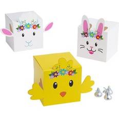 Cheap Gift Bags 12 Pc 4"x5" Easter Character Treat Boxes