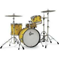 Gretsch Stränginstrument Gretsch Catalina Club Ltd Ed 18 Tum Skalpaket Yellow Satin Flame