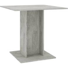 Quadratic Dining Tables vidaXL 800256 Concrete Grey Dining Table 80x80cm