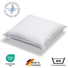 Duvet Oreillers Schafer Extra Dickes Kopfkissen 2000g 100% Neue Sibirische Federn 80x80 Fest Oreiller en Duvet (80x80cm)