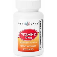 McKesson Vitamin Supplement GeriCare Vitamin D 400 IU Strength Tablet 100