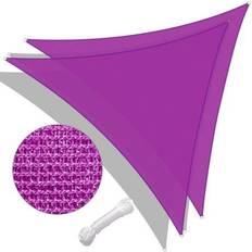 Pink Awnings Yescom 2 Pack 25 97% UV Triangle Sun Shade Sail Canopy Awning