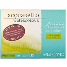 Fabriano Artistico Enhanced Watercolor Block Traditional White, Rough Press, 18" x 24"