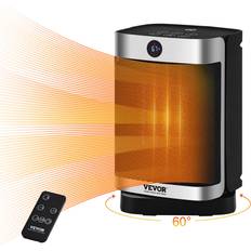 VEVOR Space Heater with Thermostat Remote Control 2-Level Adjustable Quiet Ceramic Heater Fan