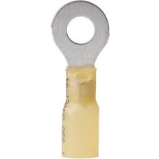 Ancor 12-10 1/4 RING TERMINAL HEAT SHRINK YELLOW 100 PACK