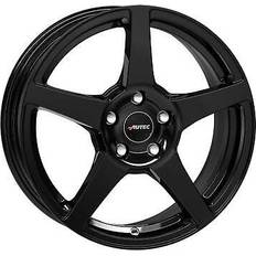 17" Bilfälgar på rea Autec Valea Gloss Black 7x17 5/112 ET45 B57.1