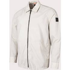 BOSS Men's Lovvy Overshirt Tan Regular/36